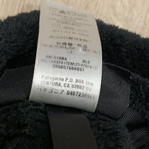 Patagonia Re-Tool Full Zip Jacket Women’s Small S Black PolarTec Fleece Outdoors - Picture 4 of 8